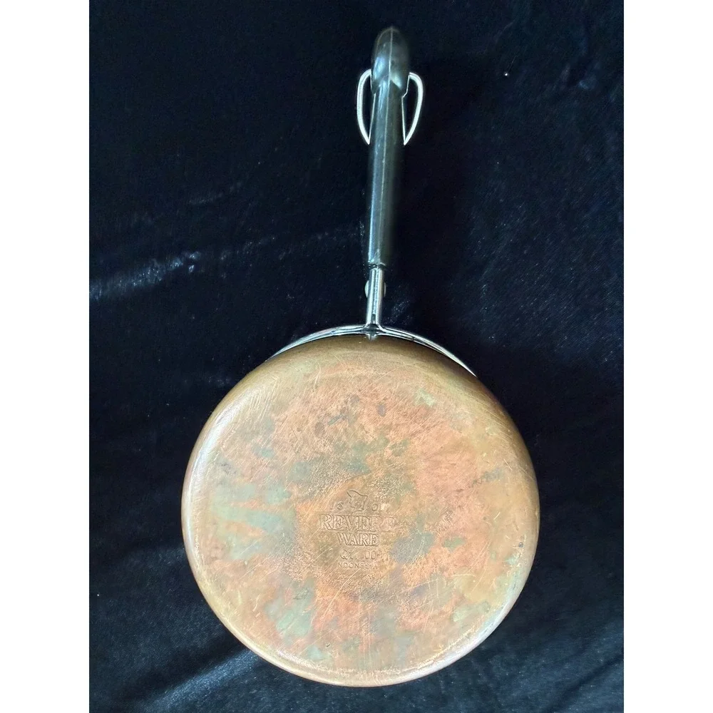 Revere Ware 1 Qt Saucepan Copper Bottom Stainless Steel Pot 00-h Indonesia